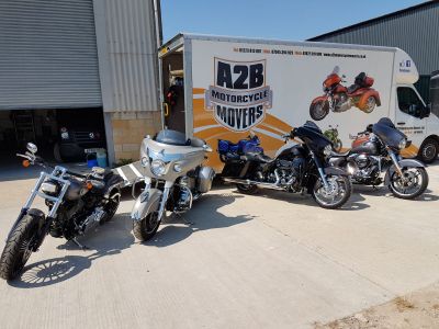 Indian sand Harley-Davidsons